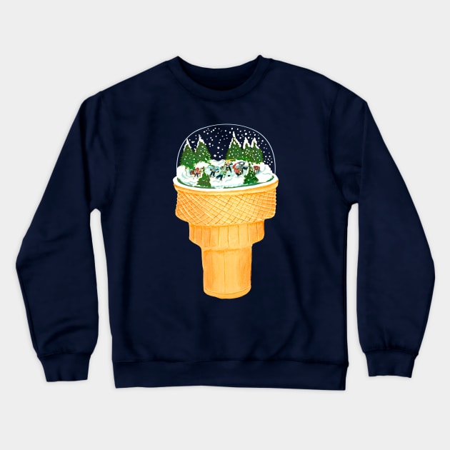 Sno-Cone Crewneck Sweatshirt by BullShirtCo